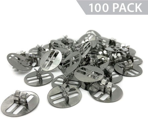 Hemlock Park Universal Wood Wick Clips for Candles | Sustainer Tabs Fit Most Wooden Wicks | Longer Burn Time & Less Wasted Wax (100 Pack)...