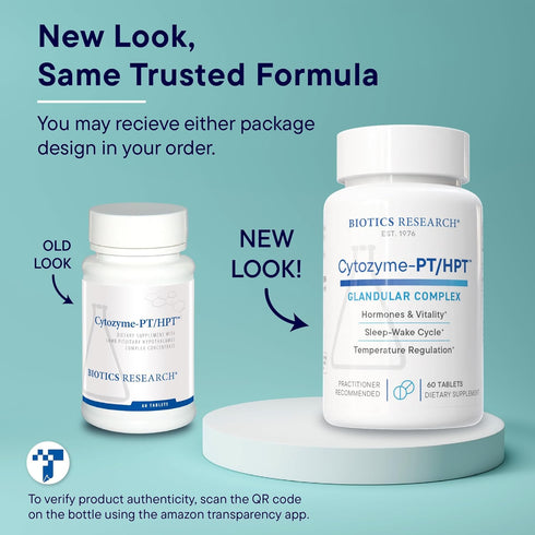 Biotics Research Cytozyme PT HPT Lamb Pituitary/Hypothalamus Complex, Supports Function of The Pituitary Gland and Hypothalamus, Adrenal Health, B...