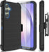 for Samsung Galaxy A54 5G Phone Case with 2 Pack Tempered Glass Screen Protector, Belt Clip Holster Rugged Heavy Duty Military Shockproof Protecti...