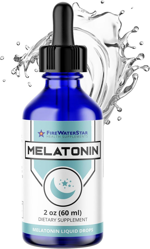 FWS Liquid Melatonin Drops for Adults and Kids - 99% Pure Bioactive Melatonin - Organic, Non-GMO, Vegan - Minimal Ingredients - Easy Adjustable Do...