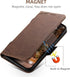 SINIANL Wallet Case for iPhone 15 Pro Max with Card Holder for Men Women, Compatible with MagSafe Wireless Charging Magnetic Leather Flip Folio Co...