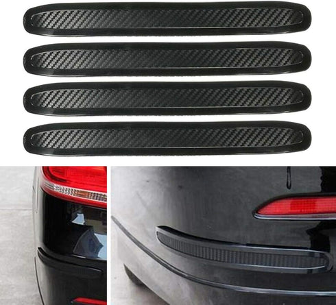 sundan 4pcs Black Anti-Collision Patch Bumper Guard Strip Anti-Scratch Bumper Protector Trim Universal for Cars SUV Pickup Truck...