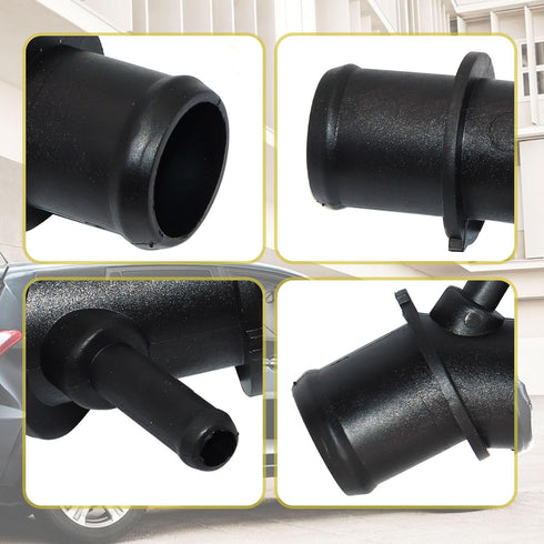 FZJDSD Upper Radiator Hose Adapter Coolant Hose Connector Pipe 16571-0V020 Compatible With Toyota Rav4 2009 2010 2011 2012 Replace 165710V020 1605...