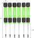 OEMTOOLS 22559 Precision Star Screwdriver Set, 6 Piece Magnetic Head Screwdriver Set, Computer Screwdriver Set, Jeweler Screwdriver, Electronics S...