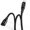AGVEE [3.3ft Lightning Extension Cable Braided Female to Male Extender Cord for iPhone iPad Charger, Data Sync Video Audio & Charging Connector Ad...