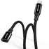 AGVEE [3.3ft Lightning Extension Cable Braided Female to Male Extender Cord for iPhone iPad Charger, Data Sync Video Audio & Charging Connector Ad...