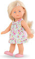 Corolle Mini Corolline Rosy 8" Doll Gift Set with Hair Brush and Extra Outfit, for kids ages 3 years and up...
