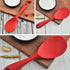 Silicone Rice Paddle Spoon Set of 2,Non Stick Heat Resistant Kitchen Gadge Rice Spoon,Rice Scooper,Rice Spatula,Rice Spoon Paddle,Rice Cooker Spoo...
