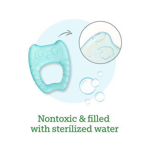 Cool Nature Teether (2 Pack)-Yellow/Aqua Set...