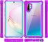 Case for Samsung Galaxy Note 10 Plus Case With Screen Protector, Full Body Protective Hybrid Dual layer Shockproof Acrylic Back Case Cover for Gal...