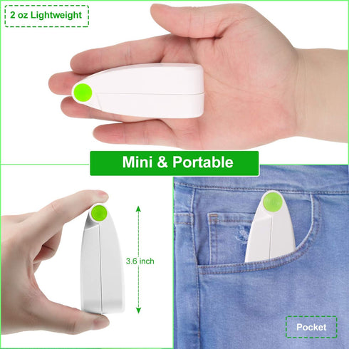 3 Pack Portable Pocket Fans Handheld Mini Fan Portable Foldable Fan Personal Travel Fan Hand Fan Summer USB Rechargeable Desk Fans for Home Women ...