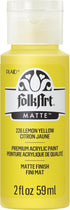 FolkArt Acrylic Paint in Assorted Colors (2 oz), 226, Yellow Lemon...