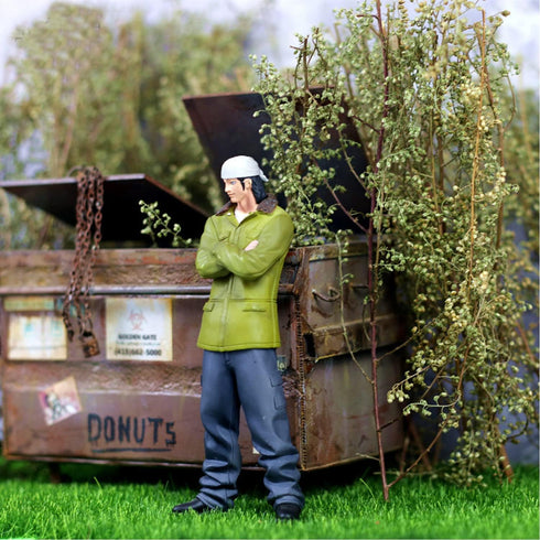 Cayway Miniature Shrubs Model Bushes Long Shrub Vegetation Groups Static Grass Tuft for DIY Model Train Landscape Railroad Scenery, Grass green...