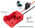 Power Wheel Adapter for Milwaukee M18 18V Battery with Fuse & Wire terminals?Work with for Milwaukee M18 48-11-1860, 48-11-1850 Li-ion Battery, Po...