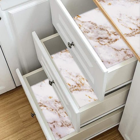 practicalWs Marble Contact Paper for Countertops Waterproof, 15.7in×118.1in Marble Wallpaper Peel and Stick, Self Adhesive Removable Vinyl Film Wa...