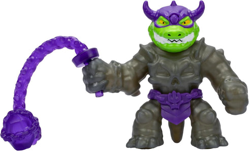 Heroes of Goo Jit Zu Stretch Strikers Deluxe Hero Pack Rock Jaw, Stretchy Action Figure with 20+ Awesome Battle Sounds, Stretchy Armor and Stretch...