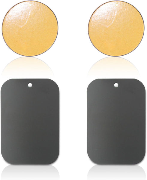 TechMatte MagGrip Metal Plate Replacement Kit for Magnetic Universal Car Mount...