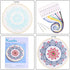 KISSBUTY Full Range of Embroidery Starter Kit with Pattern, Cross Stitch Kit Including Embroidery Fabricwith Floral Pattern, Bamboo Embroidery Hoo...