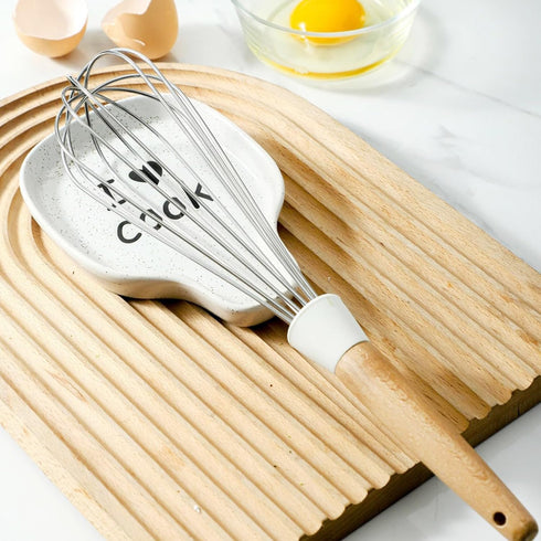 Spoon Rest for Stove Top, Ceramic Cooking Spoon Holder Rest for Kitchen Counter, Spoon Holder for Stove, Heat-Resistant Cooking Utensil Rest, Mode...