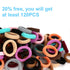Toddler Hair Ties, Kids Hair Ties, Small Hair Bands and Girls Elastic Ponytail Holders for Baby Girls (Diameter 0.97 Inch?...
