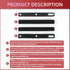 YIMAGUJRX RUNJRX Keyboard Spacebar Foam, Silencer Pad for 7U Mechanical Keyboard Space Bar (6Pcs)...