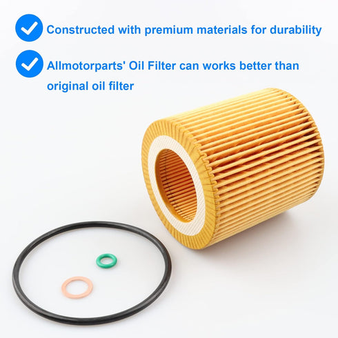 Oil Filter 11427953129 Compatible with BMW N52 N54 N55-128i 135i 320i 325i 325xi 328i 328xi 330i 330xi 335i 335xi 525i 525xi 528i xi 530i 530xi 53...