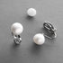 Mariell White Freshwater Pearl Stud Clip On Earring for Women, 9mm, Non-Pierced Earring Birthday Gift...