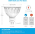 MR16 LED Bulb 6Pack,12V 5W(50W Halogen Replacement),2700K Warm White,GU5.3 Bi-Pin Base, Non-Dimmable MR16 LED Spot Light Bulbs for Indoor Outdoor ...