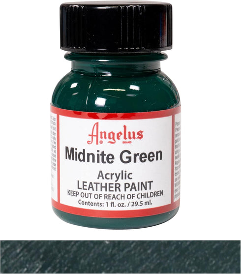 Angelus Acrylic Leather Paint, 1 Fl Oz (Pack of 1), Midnight Green...