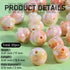 Firstmeet 30pcs Tiny Satin Luster ABS Beads Twisted Loose Spacer Beads for Jewelry Making Bracelets Earrings Necklaces DIY Crafts(DIY-1032-Light O...