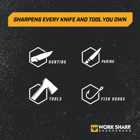Work Sharp Portable Pivot Knife Sharpener, WSEDCPVT EDC, Black...