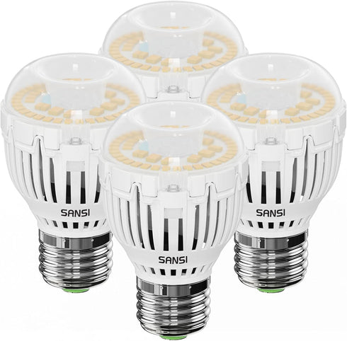 SANSI 100W Equivalent A15 LED Light Bulb, 1600 Lumens 5000K Daylight White Bulb, Energy Saving 25,000 Hours Lifespan Non-Dimmable 12W LED Bulb for...