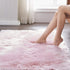 Faux Fur Rug Sofa Chairs Cover, Pink Small Rug for Bedroom, 2X3 Shaggy Furry Rug for Kids Room, Shag Fluffy Rug for Nursery Room, Soft Fuzzy Plush...