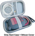 Hard Carrying Case and Silicone Cover for JBL Clip 4 Portable Bluetooth Speaker, Protective Travel Case Storage for JBL Clip 4 (Hard Case+Silicone...