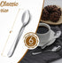 Hiware 6-Piece Demitasse Espresso Spoons, 4 Inches Stainless Steel Mini Coffee Spoons...
