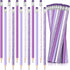 Tinlade 36 Pack Black Wood Cased 2 HB Pencils Soft Cool Pencils Holographic Pencil with Eraser Holographic Barrel for Home Office School Classroom...