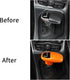 Voodonala for Challenger Charger ABS Gear Shift Shifter Knobs Cover Trim for 2015-2024+ Dodge Challenger Charger Interior Accessories 2018-2024+ D...