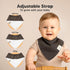 KeaBabies 8-Pack Organic Baby Bandana Drool Bibs - Stylish Unisex Bandana Bibs, Super Absorbent Bandana Drool Bibs, Gentle Teething Bibs for Infan...