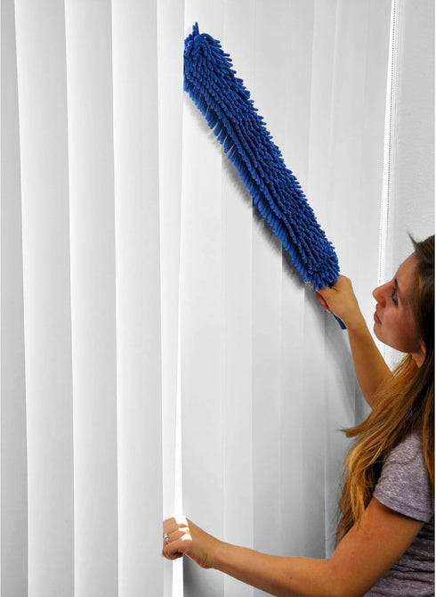 Handheld Reusable Microfiber Flex Duster – Bendable, Lightweight, Dust Cleaner for Blinds, Shutters, Radiators, Electronics, Glass, Hard-to-Reach ...