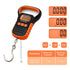 Digital Fishing Scale with Lip Gripper,Tape and Ruler,110lb/50kg Postal Hanging Luggage Scale with Hook?Waterproof Handing Scale for Home and Outd...