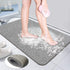 Shower Mat Bathtub Mat Non Slip, 16x32 Inch, Upgraded No Suction Cup Soft Textured PVC Loofah Tub Mat with Drain for Wet Area, Quick Drying (Grey)...