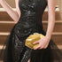 Women Lattice Pattern Metal Evening Bag Geometric Evening Clutch Purse Handbag Strap for Proms Weddings Parties...