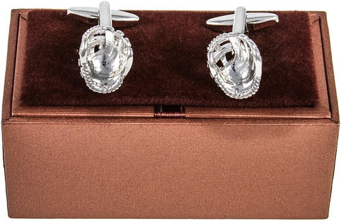Baseball Glove Mitt Cufflinks in a Presentation Gift Box & Polishing Cloth...