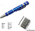 9In1 Torx T4 T5 T6 T8 PH000 PH00 Flap 2.0 Phillips Slot Type 0.8mm 1.2mm Pentalobe 5 Point Star Repair Screwdriver Tool kit For Macbook Pro Retina...