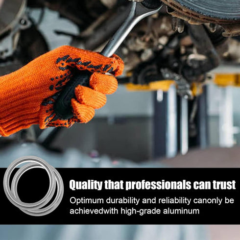 12 PCS Transmission Fluid Gasket Seal Steel Rings, 16mm Oil Drain Plug Gaskets Crush Washers The Part #11126AA000, for Subaru Baja Forester Imprez...