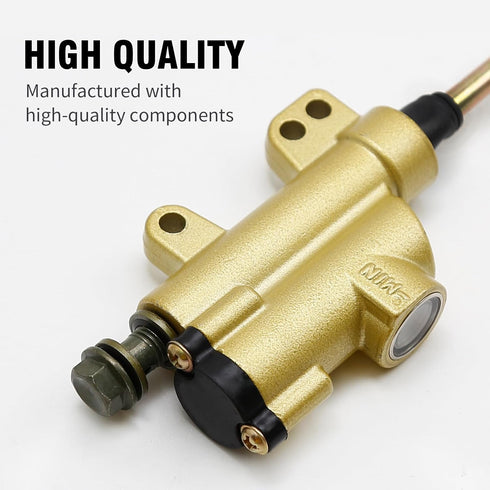 Rear Brake Master Cylinder Replacement for Chinese Dirt Pit Bike Sunl Pitster SSR Thumpstar 110 125 140ccDirt Pit Bike, ATV Brake Master Cylinder,...