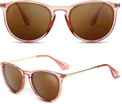 SUNGAIT Premium Vintage Round Sunglasses for Women Men Classic Retro Trendy Style...