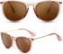 SUNGAIT Premium Vintage Round Sunglasses for Women Men Classic Retro Trendy Style...