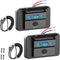 2 Pack 90W 12 Volt USB Outlet Panel Wall Mount Ouffun Dual 36W PD & QC3.0 18W Car USB Port Charger Socket with Dual 65W USB C Cable for Car Bus RV...