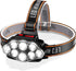 Headlamp LED Rechargeable, High Lumen Bright Head Lamp with 8 LED, USB Headlight, 4 Mode IPX4 Waterproof Head Flashlight for Outdoor Running Hunti...